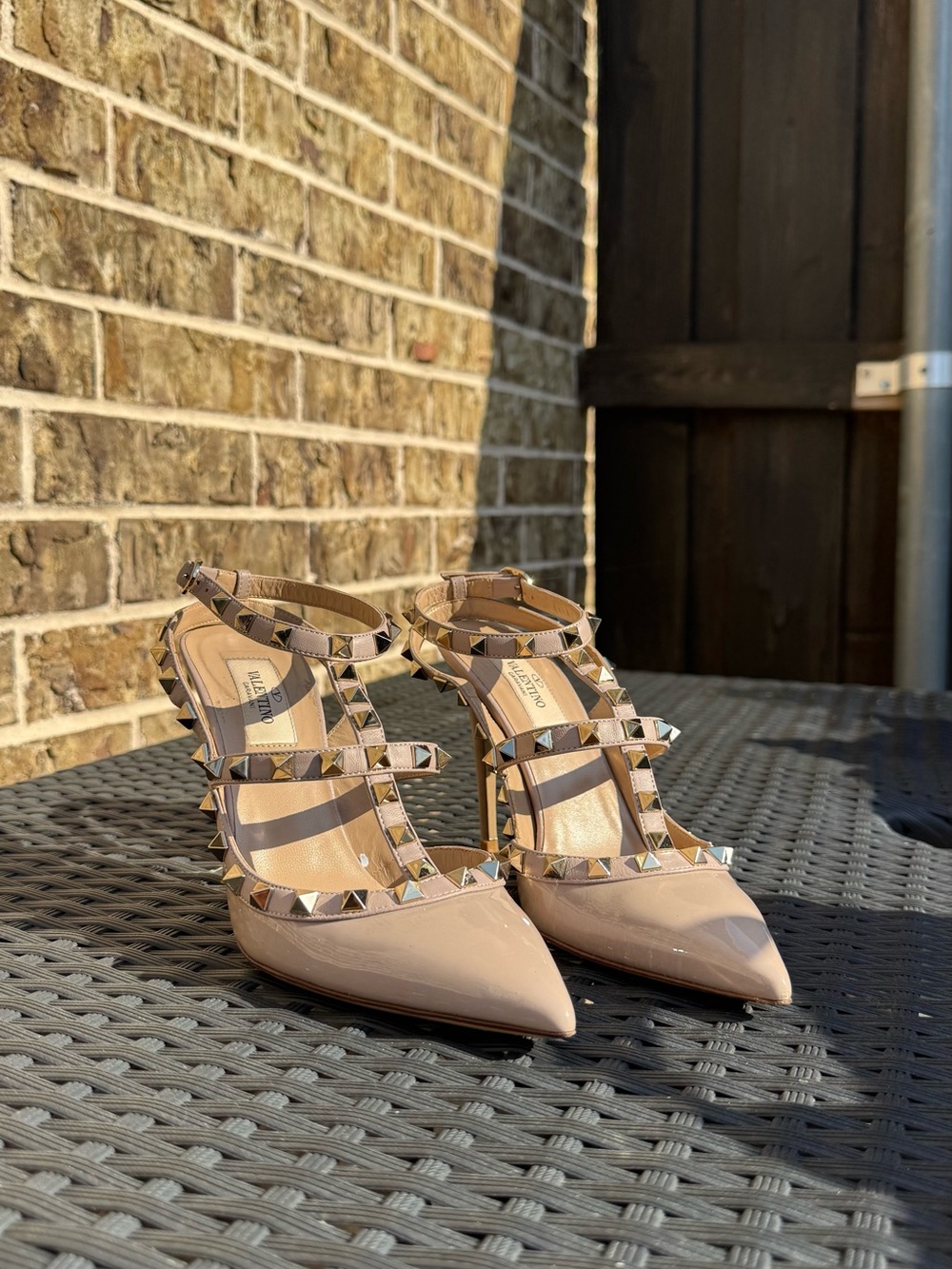 Valentino Rockstud Pumps - Nude Pink✨